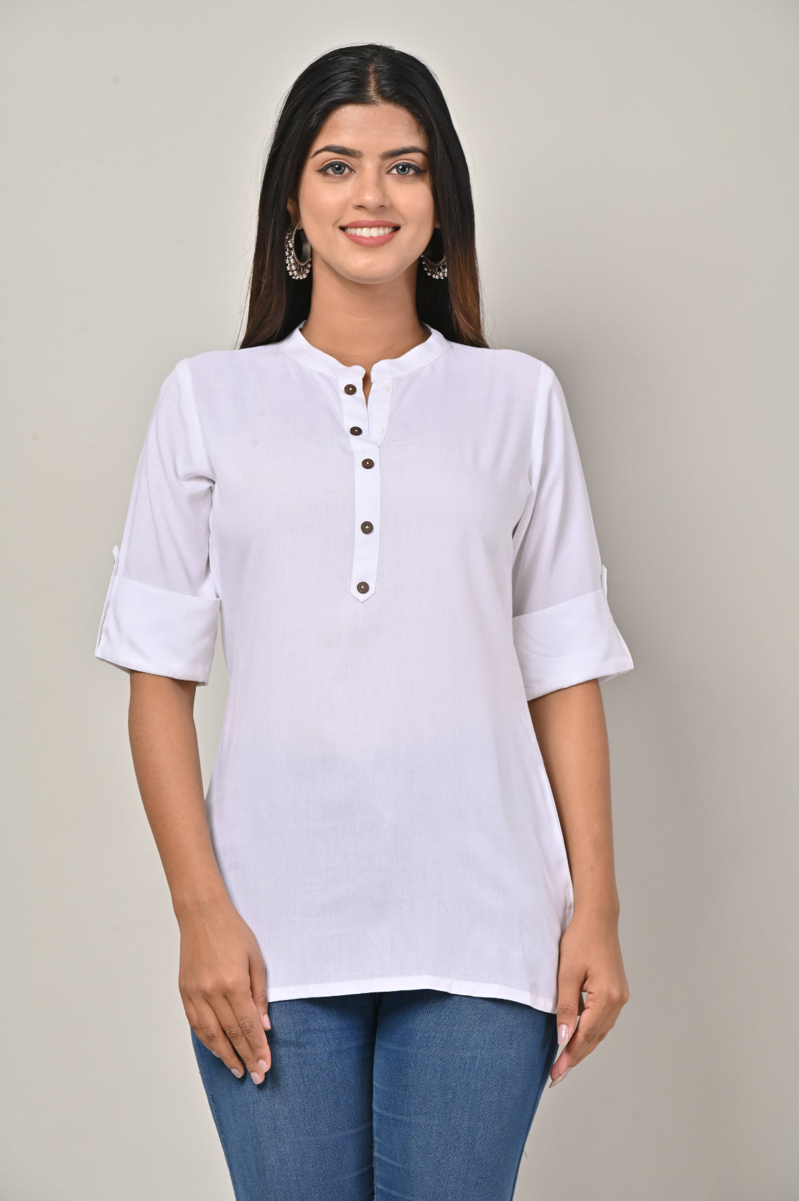 ZUVINO Cotton Short Kurti for Women | Short Kurta for Women | Tunic Tops  for Women | Long Tops for Women | Plus Size Tops for Women. (Small, Blue) :  Amazon.in: Clothing & Accessories